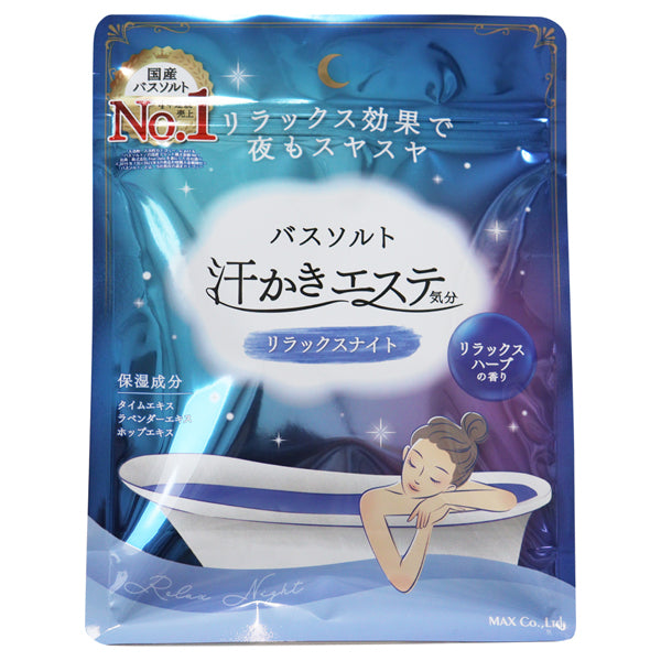 MAX Salt Bath Sweating Esthe Relax Night (Herbal), 500g