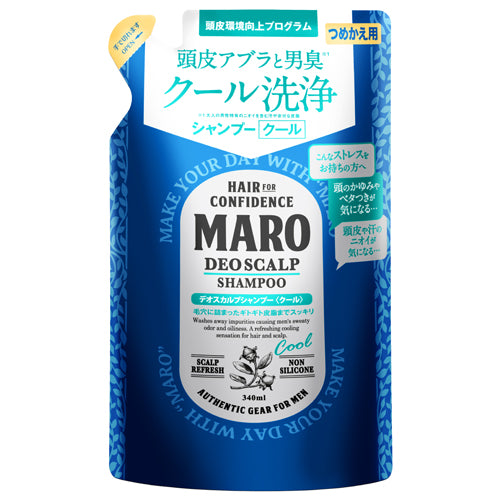 MARO Deo Scalp Shampoo Cool Refill, 340ml