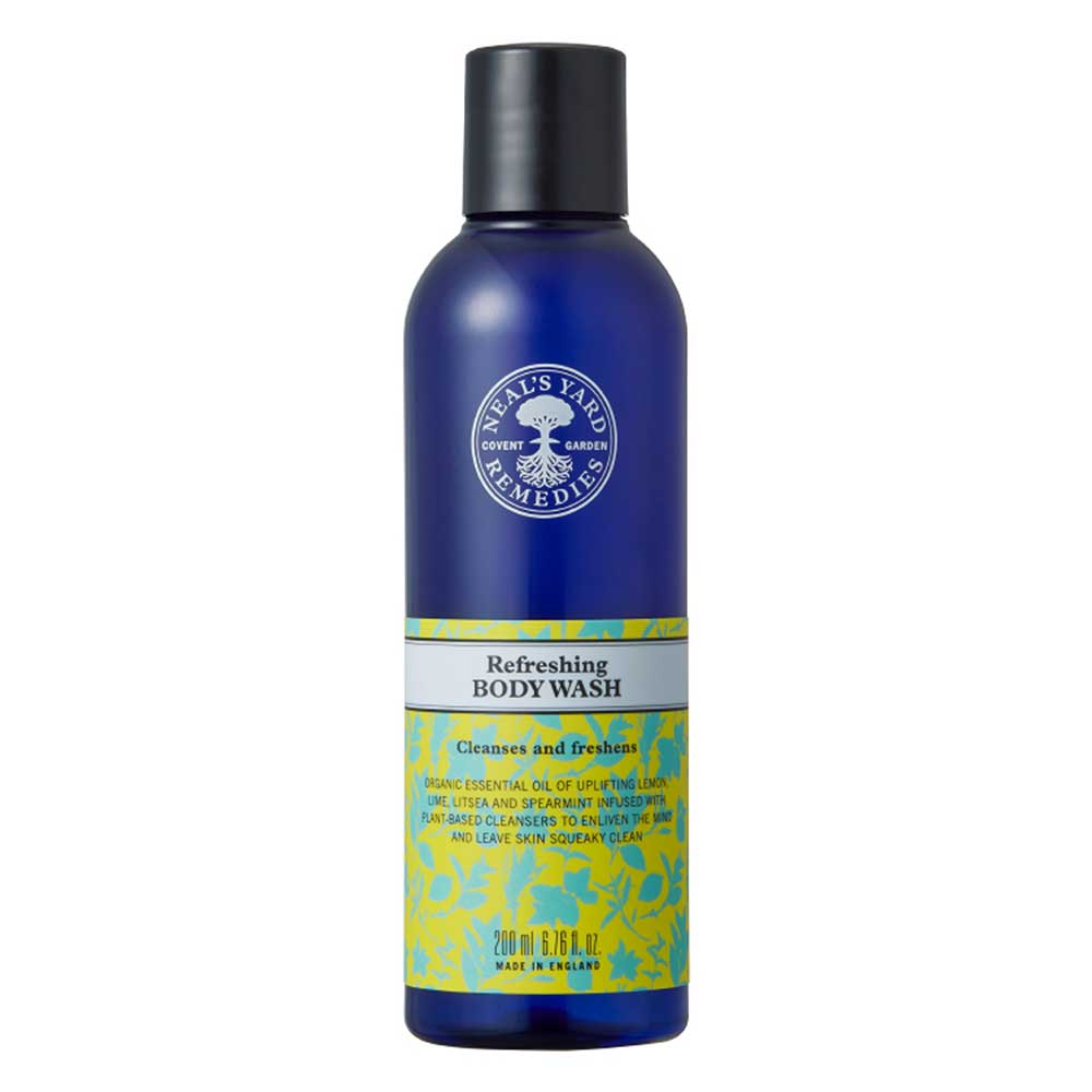 NEAL’S YARD REMEDIES Refresh Body Wash (Fresh Bathroom-Filling Scent), 200ml