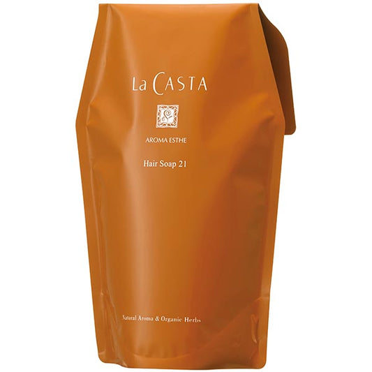 La Casta Aroma Esthe Hair Soap 21 Refill, 600ml