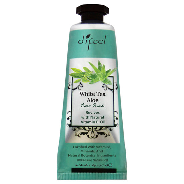 Difeel White Tea & Aloe Natural Hand Cream, 40g