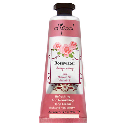 Difeel Rose Water Natural Hand Cream, 40g