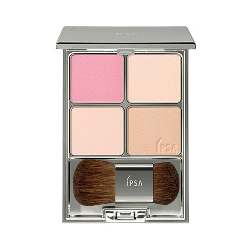 IPSA DESIGNING Face Color Palette, Redder than standard colors 201PK, 7.2g