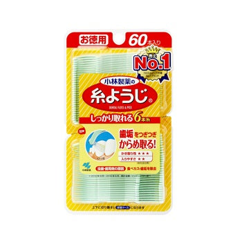 Kobayashi Pharmaceutical Itoyoji Dental Floss, 60 Pieces