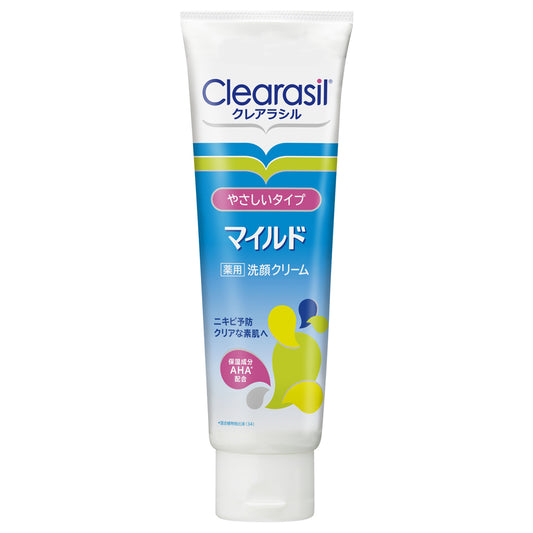 Clearasil Medicated Face Wash Cream Mild Type / 120g