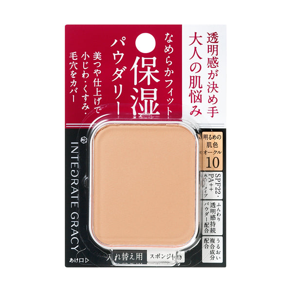 Integrate Gracy Moist Pact EX, SPF22 PA++, Refill, Ocher 10