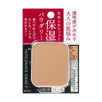 Integrate Gracy Moist Pact EX, SPF22 PA++, Refill, Ocher 30