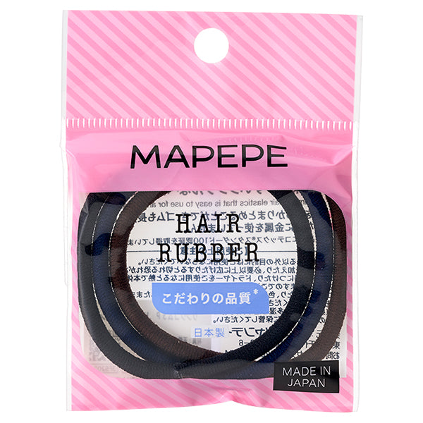 maPEPE Ring Hair Ties (Monotone), 3 Pack