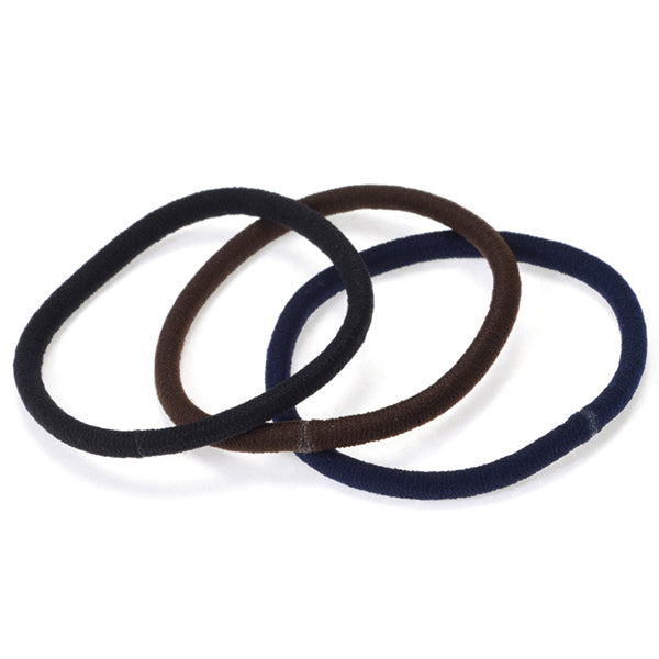 maPEPE Ring Hair Ties (Monotone), 3 Pack