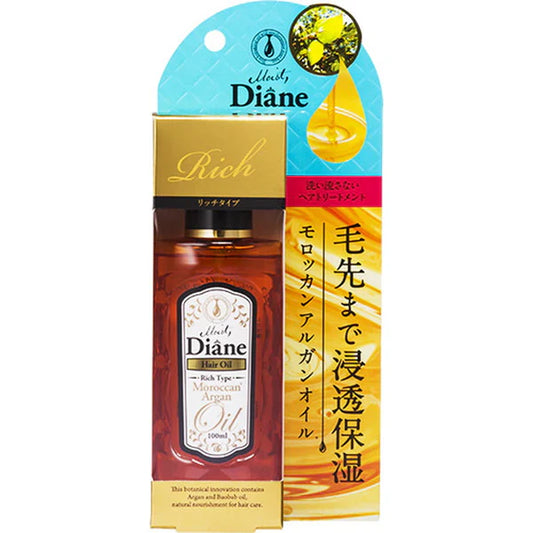 Moist Diane Hair Oil (Rich Type) Moroccan Argan Oil, 100ml