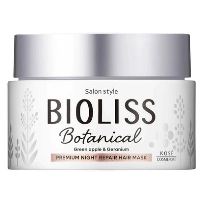 Bioliss Botanical Premium Night Repair Hair Mask (Green apple & Geranium), 200g