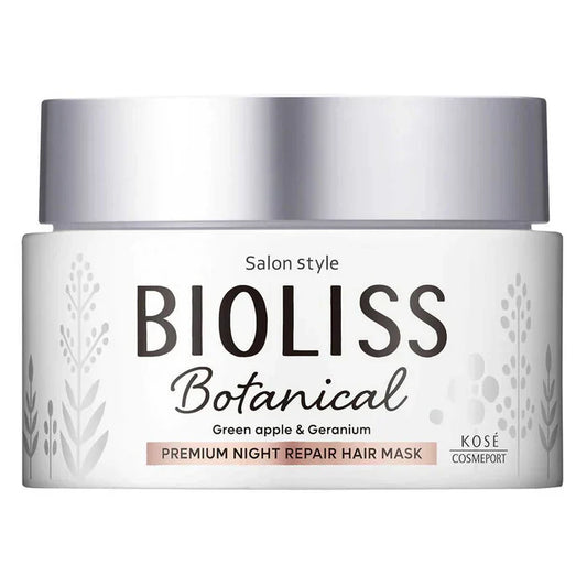 Bioliss Botanical Premium Night Repair Hair Mask (Green apple & Geranium), 200g