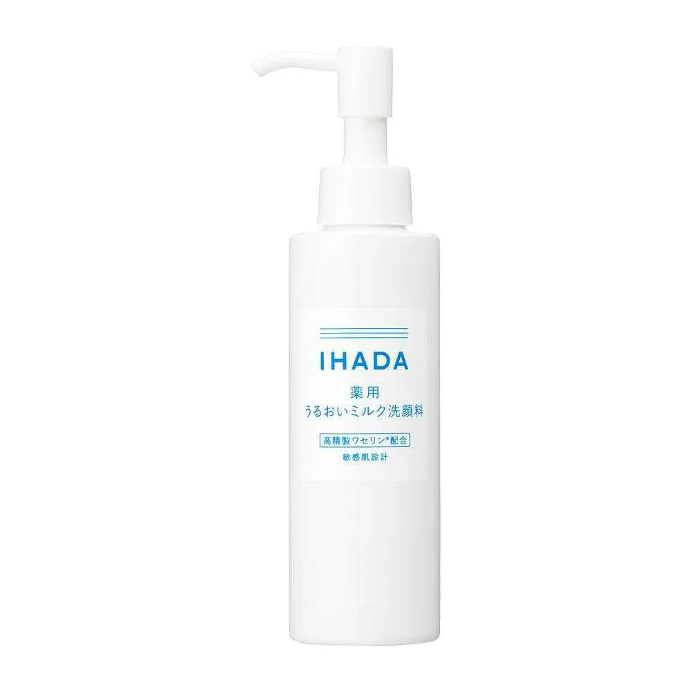 IHADA Moisturizing Milk Facial Cleanser, 140ml