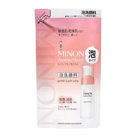 Minon Amino Moist Gentle Wash Facial Foam Refill, 130ml