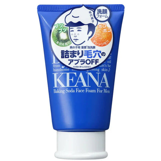 Keana Nadeshiko Baking Soda Foam Facial Wash for Men, 100g