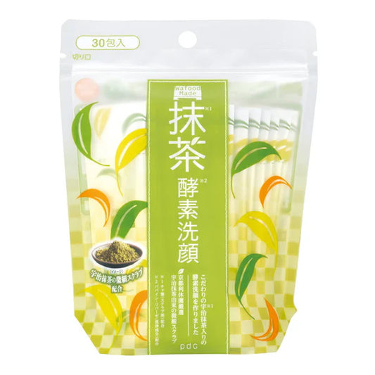 Wafood Made Uji Matcha Enzyme Facial Wash, 30 sachets