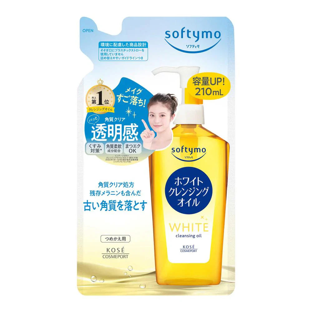 Softymo White Cleansing Oil Refill, 210ml