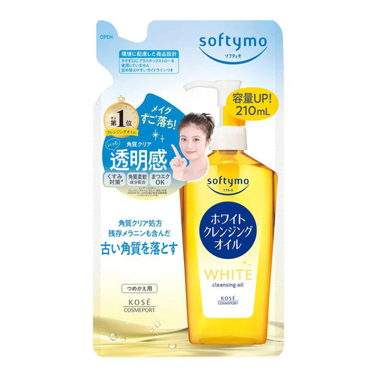 Softymo White Cleansing Oil Refill, 210ml