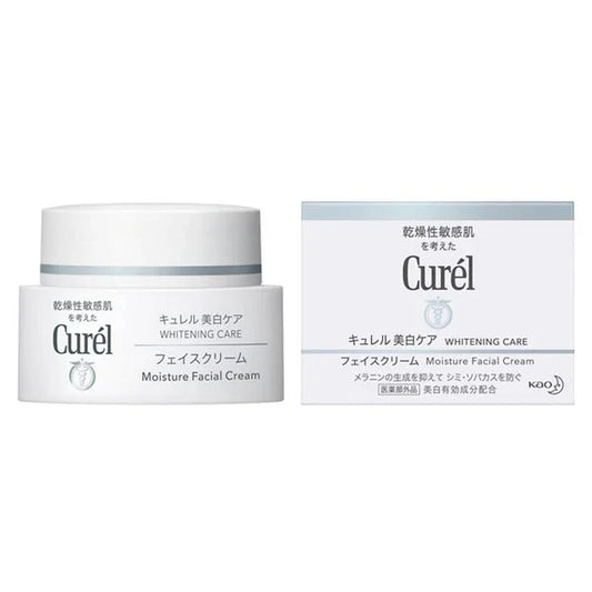 Curel Moisture Facial Cream (Whitening Care), 40g