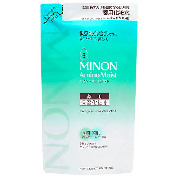 Minon Amino Moist Medicated Acne Care Lotion Refill, 130ml