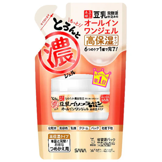 Sana All-in-One Thick Gel Cream Rich Moist Refill, 100g