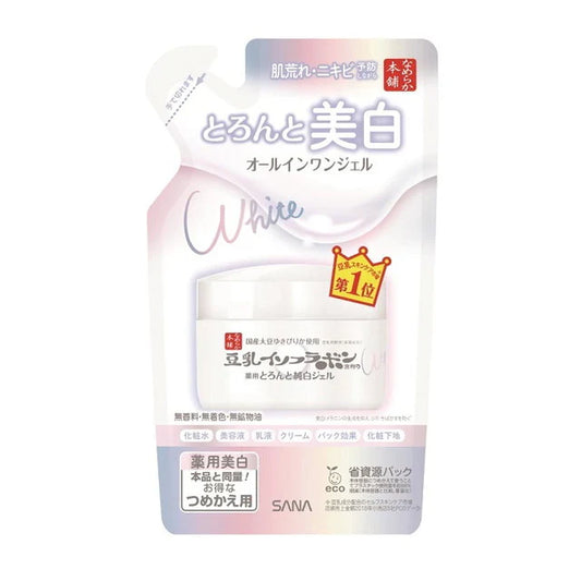 Sana Whitening All-in-One Gel Cream Refill, 100g