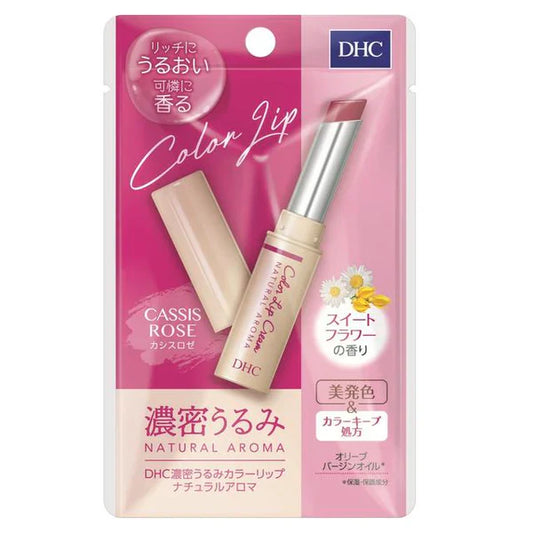 DHC Color Lip Natural Aroma (Cassis Rose), 1. 5g