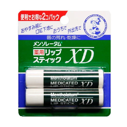 Mentholatum Medicated Lip Stick XD, 4g x 2