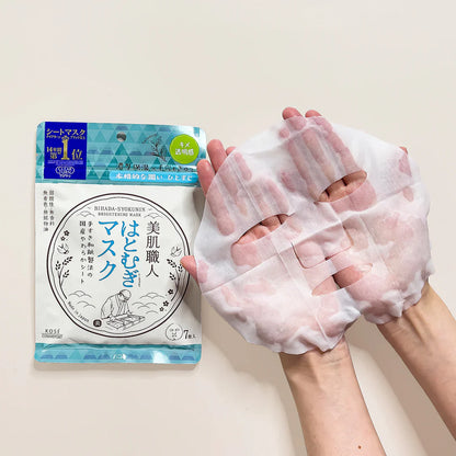 Clear Turn Beautiful Skin Artisan Hatomugi Mask, 7 sheets