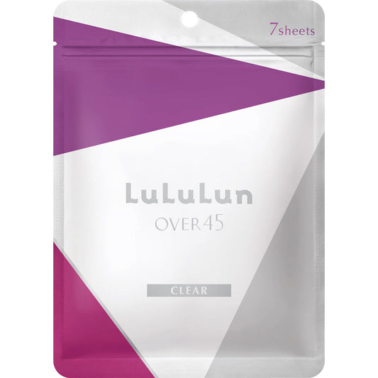 Lululun Over 45 Clear Facial Masks, 7 sheets