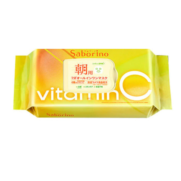 Saborino Vitamin C Morning Mask, 30 sheets