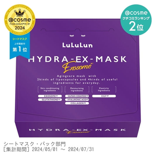 Lululun Hydra-Ex-Masks, 28 sheets