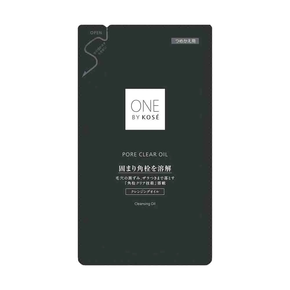 ONE BY KOSE Pore Clear Oil Makeup Remover Refill, 160ml