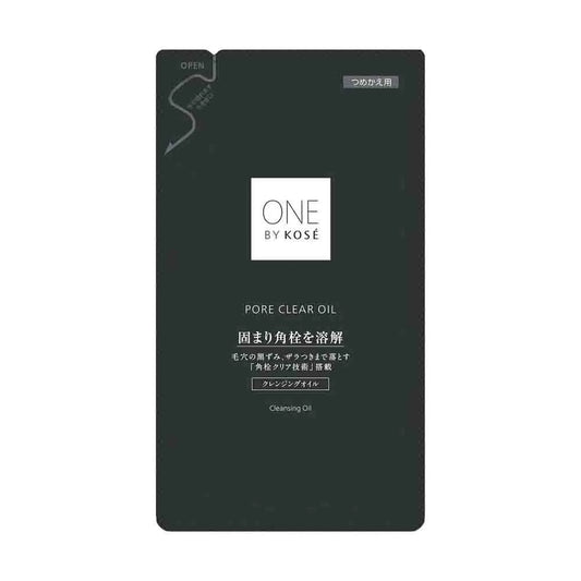 ONE BY KOSE Pore Clear Oil Makeup Remover Refill, 160ml