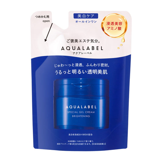 AQUALABEL Special Gel Cream EX Brightening Refill, 81g