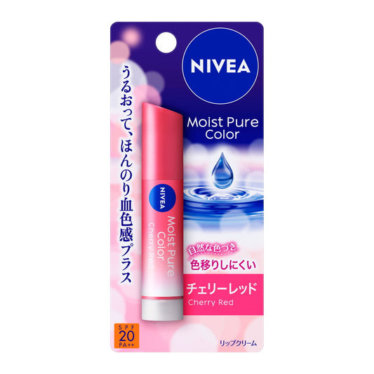 Nivea Moist Pure Color Lip Cherry Red, 3.5g