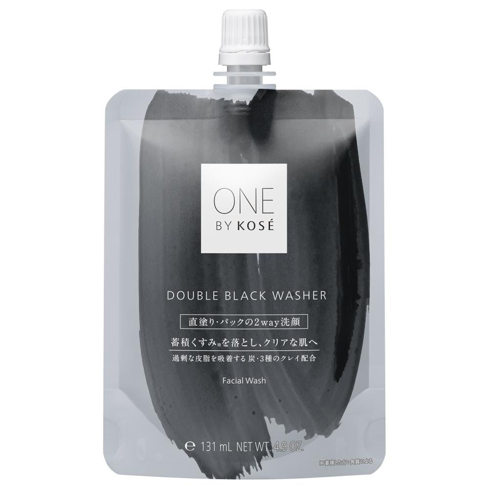 ONE BY KOSE Double Black Washer, 140g